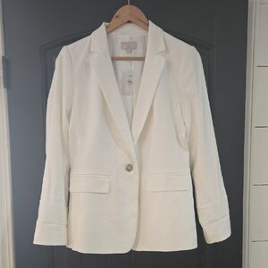 LOFT Classic White Blazer